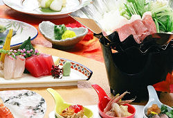 地元の食材を生かした会席コース（スタンダード） 和食会席　いやし御膳プラン