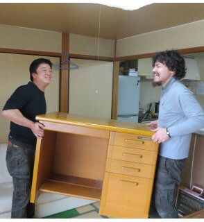 荷物移動もお任せください！