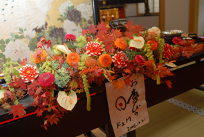 高砂の装花